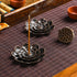 Incense Burner - Incense Stick Holder 5 Incense Holes with Detachable Ash Catcher...