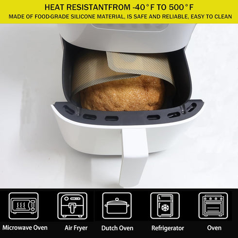 2pcs Sourough Silicone Bread Sling, Heat Resistant&Non Stick&Easy Clean dutch oven silicone mat,Reusable With Extra Long Handles ?Used for Transfe...