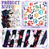 16 Pieces Dog Bone Paws Fabric Paw Print Fabric Retro Fabrics Sewing Fabric Animal Themed Pattern Decorative Fabric Animal Themed Pattern Bone Pri...