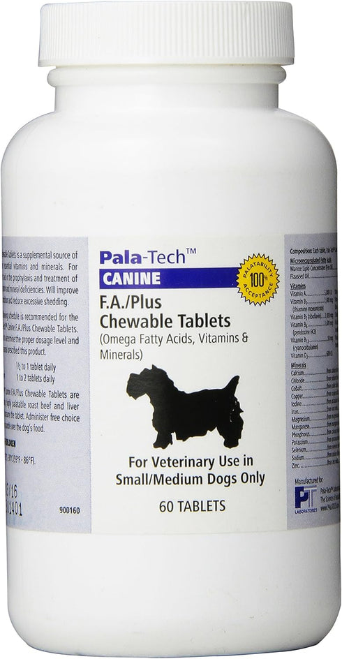 Pala-Tech FA Plus Chew Tabs Small Dog 60 ct...