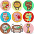 DOTSOPS 8 Pcs Cartoon animal Diamond Painting Coasters Kits with Holder - DIY Diamond Art Coaster - Non Slip Coaster for Adults Diamond Painting K...