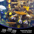 6 PCS Aquarium Lid Clips, 6mm Clear Acrylic Fish Tank Lid Holder Aquarium Cover Support Clamps for Rimless Aquarium Glass Top, Plastic Fish Tank C...