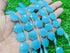 1 Strand Aqua Chalcedony 10 Pcs Beads Size 14X14Mm Hexagon Shape Cut Faceted Beads For Jewellery Making, Beading & Craft Supplies Kcrafts-Rk_K54...