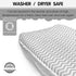 Baby Changing Pad Cover - The Only Changing Pad cover That is waterproof and changing table pad Safe for The Washer and Dryer (Grey)...