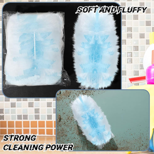 Duster Refills Compatible with Swiffer Dusters Bulk Disposable Replacement Thickened Duster Refills Heavy Duty for Cleaning Home, Office, Blinds, ...