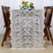 ShinyBeauty Lace-Table-Runner 30x120-Inch White Lace Table Cloth Runner Vintage Lace Table Cover Rustic Runner Party Tablecloth Floral Embroidered...