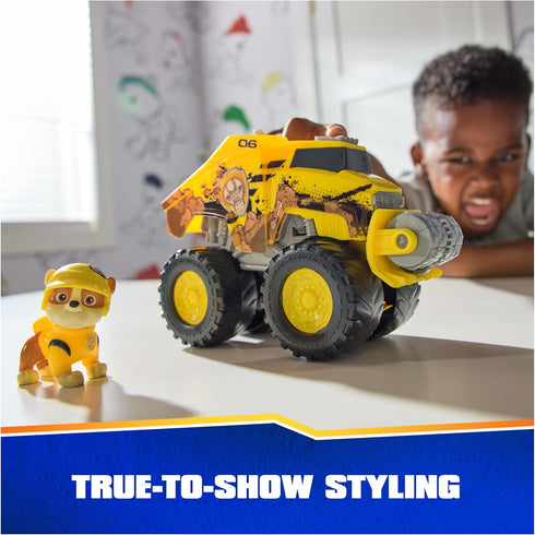 Paw Patrol: Rescue Wheels Rubble’s Bulldozer, Toy Truck with Vehicle Transformation and Collectible Action Figure, Kids Toys for Boys & Girls Ages...
