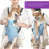 Pet Carrier Backpack Pets Out of Four Legs Shoulder Bag Travel Backpack Biking, Hiking,Out for a Walk Riding a Bike or Electric car/Breathable/Eas...
