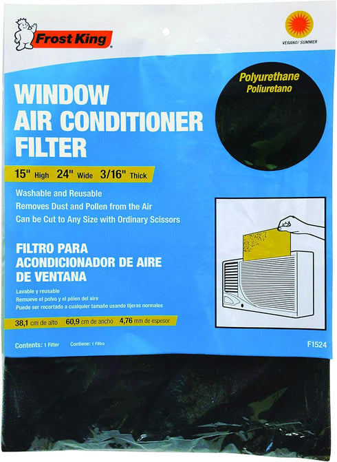Frost King Air Conditioner Filters, 15 in. x24 in. x3/16 in. , Open Cell Foam...