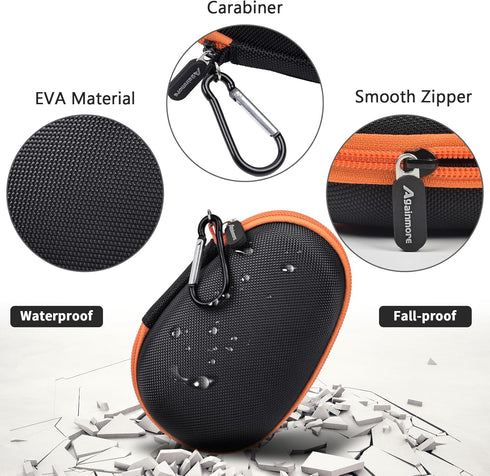 Travel Case Replacement Compatible with JBL Clip 5/ Clip 4 Bluetooth Speaker, Ultra-Portable Speakers Protective Storage Bag Fits for Charger & US...