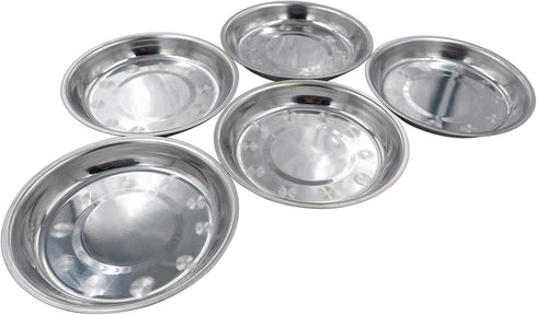 Dog Bowls Cat Bowls (Stainless Steel Bowls, Dish 5-Pack)...