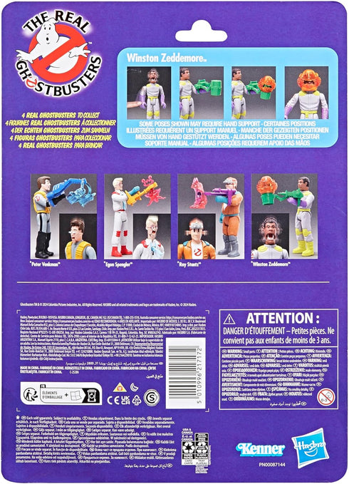 Ghostbusters Kenner Classics The Real Winston Zeddemore & Scream Roller Ghost Toys, Retro Action Figure, Toys for Kids 4+...