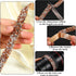 Xinnun 5 Rolls Crystal Shiny Rhinestone Ribbon Self-Adhesive Rhinestone Strips Ribbon Resin Diamond Bling for Art Craft DIY Party(Basic Style,Mixe...