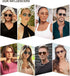SOJOS Classic Retro Aviator Sunglasses for Women Men Vintage Hexagonal Metal Frame UV400 Lenses SJ1200...