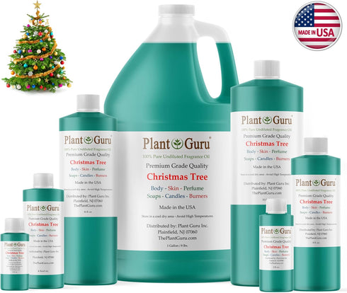 Christmas Tree Fragrance Oil 4 fl. oz. Holiday Scented Oil for DIY Soap Making, Candles, Bath Bombs, Body Butters. Used in Aromatherapy Diffusers,...