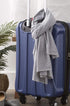 Bucky Jersey Stripe Comfort Travel Accessories, Blanket Scarf, Gray Stripe, One Size...