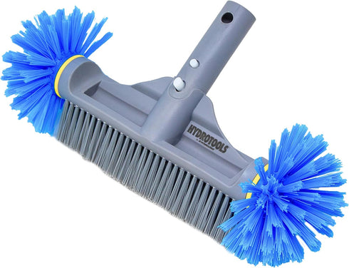 SWIMLINE HYDROTOOLS Pool 12.5 Inch Brush Head W/ Strong 360 Degree Bristles Compatible With Poles For Inground & Above Ground Pools | Double Reinf...