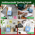 A6 Mini Printer, Portable Thermal Printer, Mini Sticker Printer, Bluetooth Connected Phone, Compatible with iOS and Android, Printable Labels, Rec...