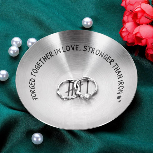6th Anniversary Iron Gifts for Her Him 6 Year Wedding Anniversary Iron Gifts for Women Men Wife Husband Couples 6 Year Anniversary Decorations 4" ...