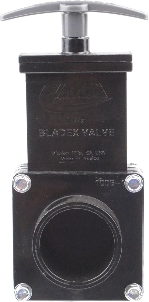 Valterra Dump Valve - 1.5 Inch, Silver/Black...