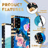 Loheckle for Samsung Galaxy A53 5G Case for Women, Designer Square Cases for Galaxy A53 5G Case with Ring Stand Holder and Lanyard, Stylish Peony ...