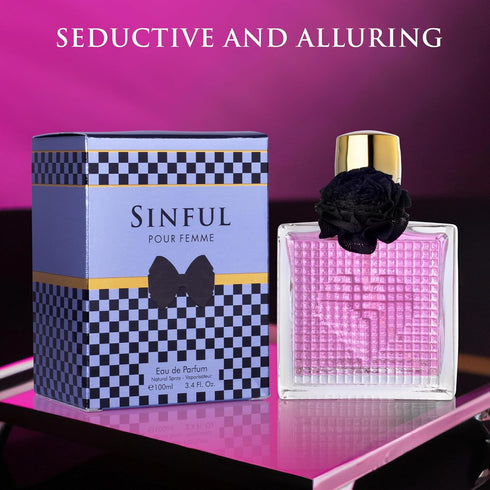 Sinful for Women Eau De Parfum - Versatile Perfume Choice - Featuring a Fruity & Floral Scent That will Make You Feel Feminine - Long-Lasting Frag...