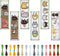 FREEBLOSS 6 Set Cross Stitch Bookmark Kit Counted Cross Stitch Kit Embroidery Bookmarks with Instruction Cartoon Cat Embroidery Kit for Beginners ...