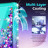 NGB Designed for Samsung Galaxy Note 20 & Note 20 5G Case, Aqua/Purple | Glitter Liquid Sparkle Cute Cover for Women Girls Kids | with Screen Prot...
