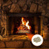 Skyflame Glowing Embers Rock Wool Mixed with Vermiculite for Vented Gas Fireplaces | Fake Coals for Use with Gas Logs, 6 Oz Bag...