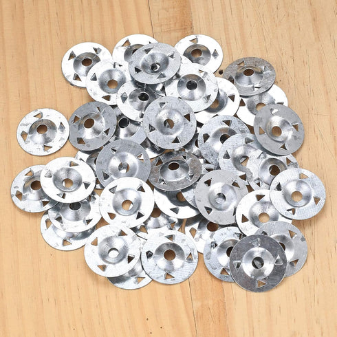220 Pcs Foam Board Fasteners Washers, Washers for Installation of Foam Board Panels, 1-1/4 Inch Galvanized Steel Metal Washer for Fixing Fastening...