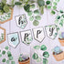 Whaline 49 Pieces Eucalyptus Bulletin Board Set Happy Birthday Banner Simply Boho Bulletin Board Decor Boho Greenery Calendar Cutout Decorations f...