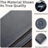 RFID Blocking Slim Minimalist Long Travel Wallet Genuine Leather Passport Holder Travel Cover (Dark Blue)...