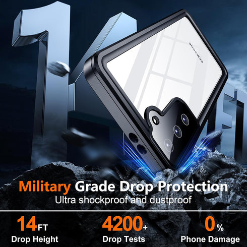Designed for Samsung Galaxy S21 Case, Waterproof Built-in Screen &Lens Protector, Full Heavy Duty Protection, Military Shockproof, Dustproof, Anti...