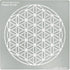Aleks Melnyk No.389 Metal Stencil, Sacred Geometry Figures, Flower of Life Version, 1 PC, Template for Wood Burning, Engraving, Crafting, Scrapboo...