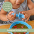 Upward Baby 3 pack Silicone Baby Feeding Spoon with Anti Choke Barrier - Baby Spoons Self Feeding 6 Months, First Stage Infant Supplies and Toddle...