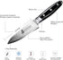 TUO Paring Knife 3.5 Inch - Ultra Sharp Peeling Knife - High Carbon Stainless Steel - Full Tang G10 Handle with Gift Box - Black Hawk S Series...