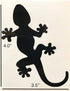 Retractable (Stickers) - 5 per Package - Keep Children Safe - Alert Birds, Dogs, Kids - Warn, Protect, Window Safety - Gecko (Black)...