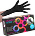 FRAMAR Powder Free Nitrile Gloves – 12 INCH Black Gloves Disposable Latex Free, Non Latex Gloves, Nitrile Gloves Medium Latex Free Gloves Medium, ...