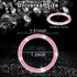 LivTee 2 PCS Crystal Double Rhinestone Car Engine Start Stop Decoration Ring, Bling Car Interior Accessories for Women, Push to Start Button Cover...
