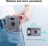 Portable Phone Stand for Desk, Aluminum Adjustable Cell Phone Holder, Foldable Travel Cellphone Dock Compatible with iPhone 15 14 13 Pro Max Mini,...