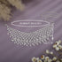 YERTTER Dainity Full Rhinestone Chunky Chain Diamond Silver Chain Collar Statement Tassel Crystal Choker Necklace Adjustable for Party Music Bar W...