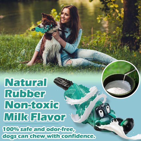 Dog Chew Toys for Aggressive Chewers, Tough Dog Toys for Large Dogs, Heavy Duty Dog Toy for Super Aggressive Dogs...