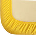 BEDSUM Microfiber 2 Pack Toddler Fitted Crib Sheets, Super Soft and Cozy Baby Sheets for Standard Crib and Toddler Mattresses, 28x52 Inches, Yello...