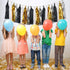 MerryNine Tissue Tassels Garlands 30PCS, 14 Inch Garland Banner Paper Tassels for Wedding, Baby Shower, Event & Party Supplies Decoration (Gold/Si...