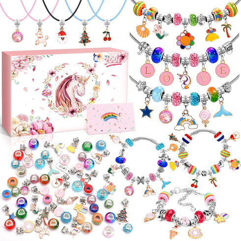 Bracelet Making Kit for Girls, Arts and Crafts for Kids Girls Ages 8-12, Girls Toys Age 8-10, Gifts for 10-12 Year Old Girls, 9 Year Old Girl Gift...