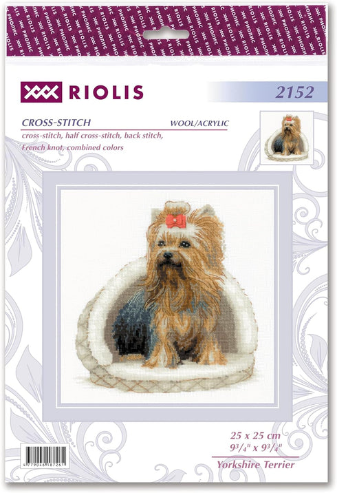 RIOLIS Counted Cross Stitch kit 2152 Yorkshire Terrier...