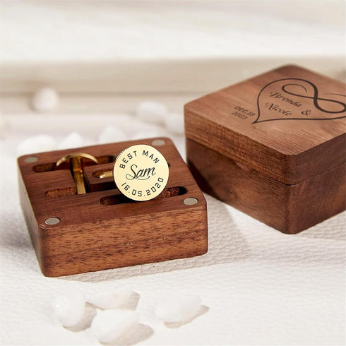Kooer Personalized Engraved Cuff Links Tie Clip Set Custom Engrave Phrase Wedding Cufflinks Jewelry Gift for Father Dad Of all the Walks We've tak...
