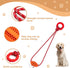 Interactive Dog Chew Toy with Rope for Aggressive Chewers - Tugging and Tossing - Puppy Training - Dispenses Treats and Food - Toothbrush for Pet ...