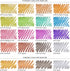 ARTEZA Metallic Acrylic Paint Markers – Set of 20 Paint Pens with Bullet & Wide Nibs for Glass, Rock, Ceramic, Plastic, Canvas, Wood & Fabric Proj...