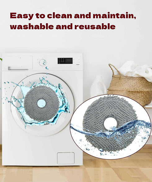 6 Packs Mop Pads Compatible with Roborock Q Revo Robot Vacuum Cleaner,vacuum spin Washable replacement mop Pads...